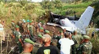 Avião de transporte militar An-72 caiu na RDC