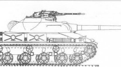 Erfahrener mittlerer Panzer "Object 907"