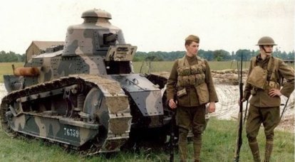 Savaşlar arası dönemde Fransa'nın hafif tankları