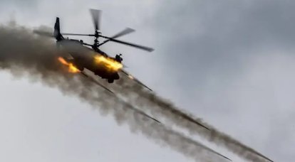 The Ministry of Defense for the first time officially announced the use of modernized Ka-52M helicopters in the Northern Military District zone