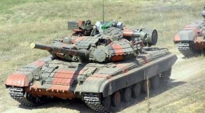 9 번째 회사에서 촬영 한 "평화 유지"T-64는 미래 크리미아의 주요 탱크가 될 것입니다