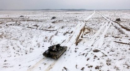 Украина провела масштабные танковые учения на одном из полигонов
