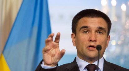 Klimkin announced work on the introduction of a visa regime with the Russian Federation