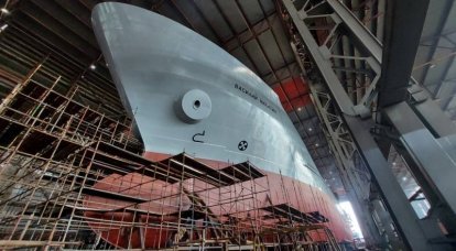 اولین تانکر دریایی سریال پروژه 21130 "واسیلی نیکیتین" در حال ساخت در کشتی سازی نوسکی موتور اصلی را دریافت کرد.