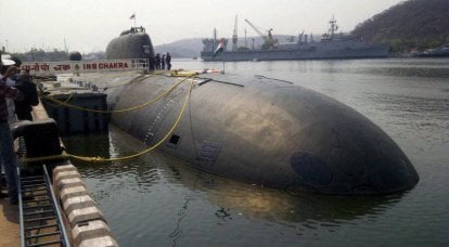 インド海軍はK-322 Kashalot潜水艦をリースすることがある