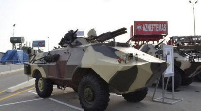 导弹和​​火炮侦察车：BRDM-2现代化的阿塞拜疆版本