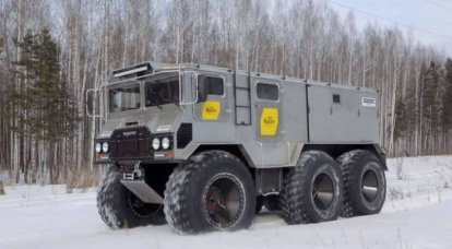 All-terrain vehicle "Burlak": a car for a trip to the North Pole