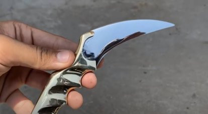 Karambit - a knife in the image and likeness of a tiger's fang