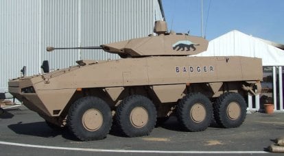 África do Sul receberá veículos blindados de transporte de pessoal Badger