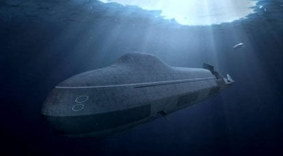 전략 잠수함 미사일 순양함 "Arktur"의 개념