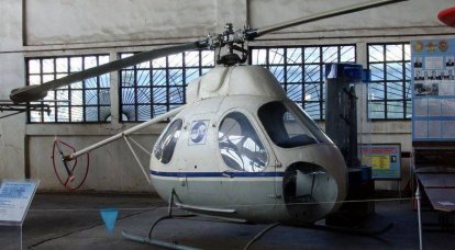 В-7 прототип реактивного вертолета времен СССР