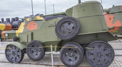 Рассказы об оружии. Колёсный танк БА-10