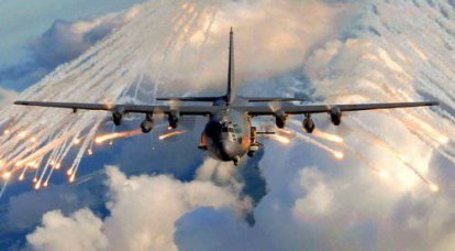 AC-130 - a heavily armed ground support aircraft