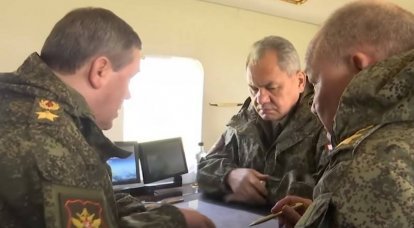 Shoigu completed a control check in two military districts