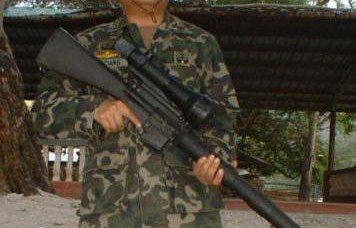 Снайперская М16 из Филиппин