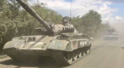 Une rare modification d'usine du T-62 a été repérée dans les rangs des forces armées de la LDNR
