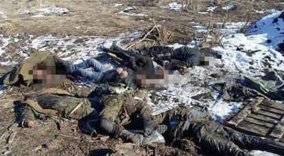 ОУН публикует фото погибших в Дебальцевском котле украинских силовиков (18+)
