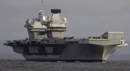 HMS "Prince of Wales" fait face aux intempéries lors des essais: en Grande-Bretagne, ils se vantent d'un porte-avions