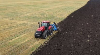 В Курской области во время сельхозработ подорвался трактор