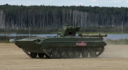 Características técnicas del proyecto BMP-1AM "Basurmanin"