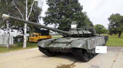 T-72B3 mit zusätzlichem Biathlonschutz