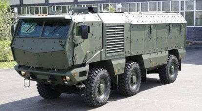 Armored vehicles for the Russian army - "Typhoon" and "Lynx"