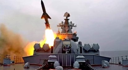 Редкие кадры: российский флот запустил семь ракет