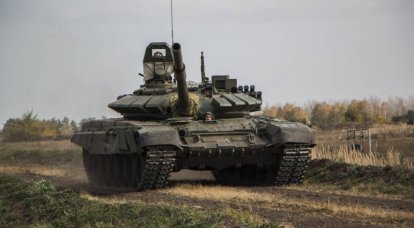 O que ficou preso ao T-72?