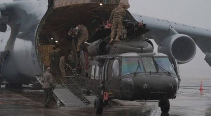 5 ABD Hava Kuvvetleri Kara Şahin helikopteri Letonya'ya transfer edildi