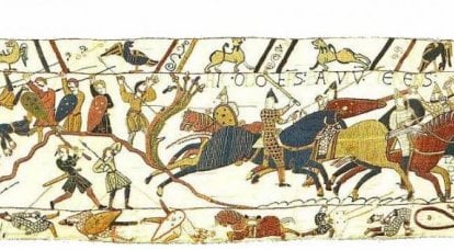 Bayeux 태피스트리의 신비. 그리고 싸움이 벌어졌다!