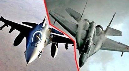 МиГ-29 против F-16: битва легких истребителей