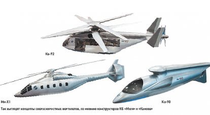 러시아 헬리콥터는 고속 헬리콥터의 첫 비행을 계획했다.