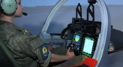 Во время прямой линии с президентом показали работу с тренажёром УБС Як-130