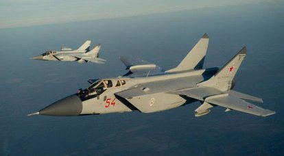 MiG-31 flog von Primorje nach Kamtschatka