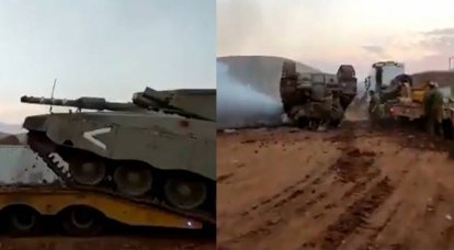 "Casi le pego al comandante": prensa israelí sobre el tanque volcado "Merkava"