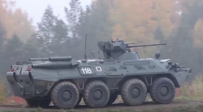 Far Eastern motorized riflemen will be re-equipped with modern BTR-82AM