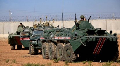 Contra ataques "de pedra": a polícia militar da Federação Russa na Síria realizou uma "atualização" de equipamentos