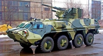 Transporte blindado de personal BTR-4 "Bucéfalo". Infografia