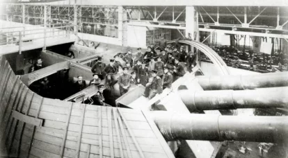 Systèmes d'artillerie navale lourde de la Russie et de l'Allemagne pendant la Première Guerre mondiale: travail sur les erreurs