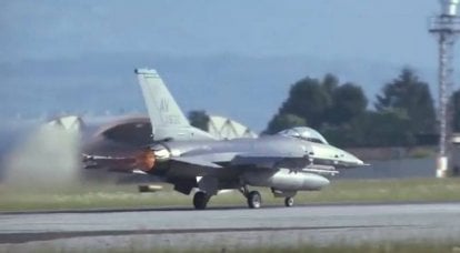 The purpose of relocating the F-16 from Germany to Italy was called the opposition to Russia