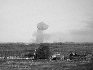 Amur bölgesindeki bir depodaki patlamanın nedeni, askerin bir el bombası fırlatıcısı ile poz verme arzusuydu.