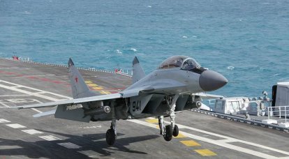 海上離陸：MiG-29Kはロシア海軍の旗艦の戦闘力を強化します