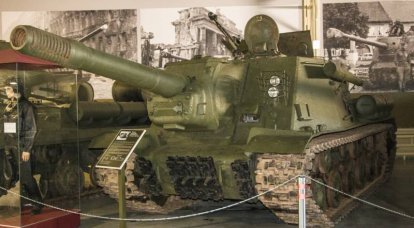 무기에 관한 이야기. 외부와 내부의 ISU-152