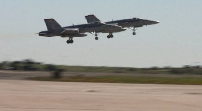 В Калифорнии (США) разбился самолёт F/A-18C