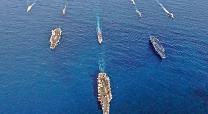 美国“无敌舰队”正在向朝鲜半岛移动：壮观的镜头