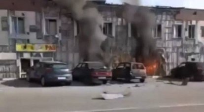 키예프 정권의 군대는 벨고로드시 Shebekino의 시장을 공격했으며 희생자가 있습니다.