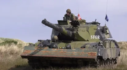 ウクライナ士官候補生のレオパルド1A5戦車がデンマークで横転