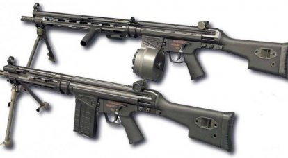 Manual machine gun "Heckler und Koch" NK11 (NK13) Germany