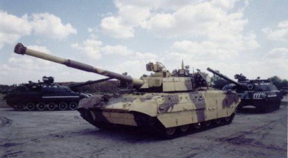 Ucrania trajo un tanque con la armadura más poderosa a Abu Dhabi.