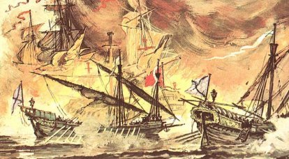 Разгром турецкого флота в Очаковском сражении